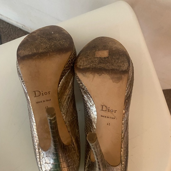 Women’s Dior open toe high heels. Pre owned but still looks good. - Picture 11 of 12